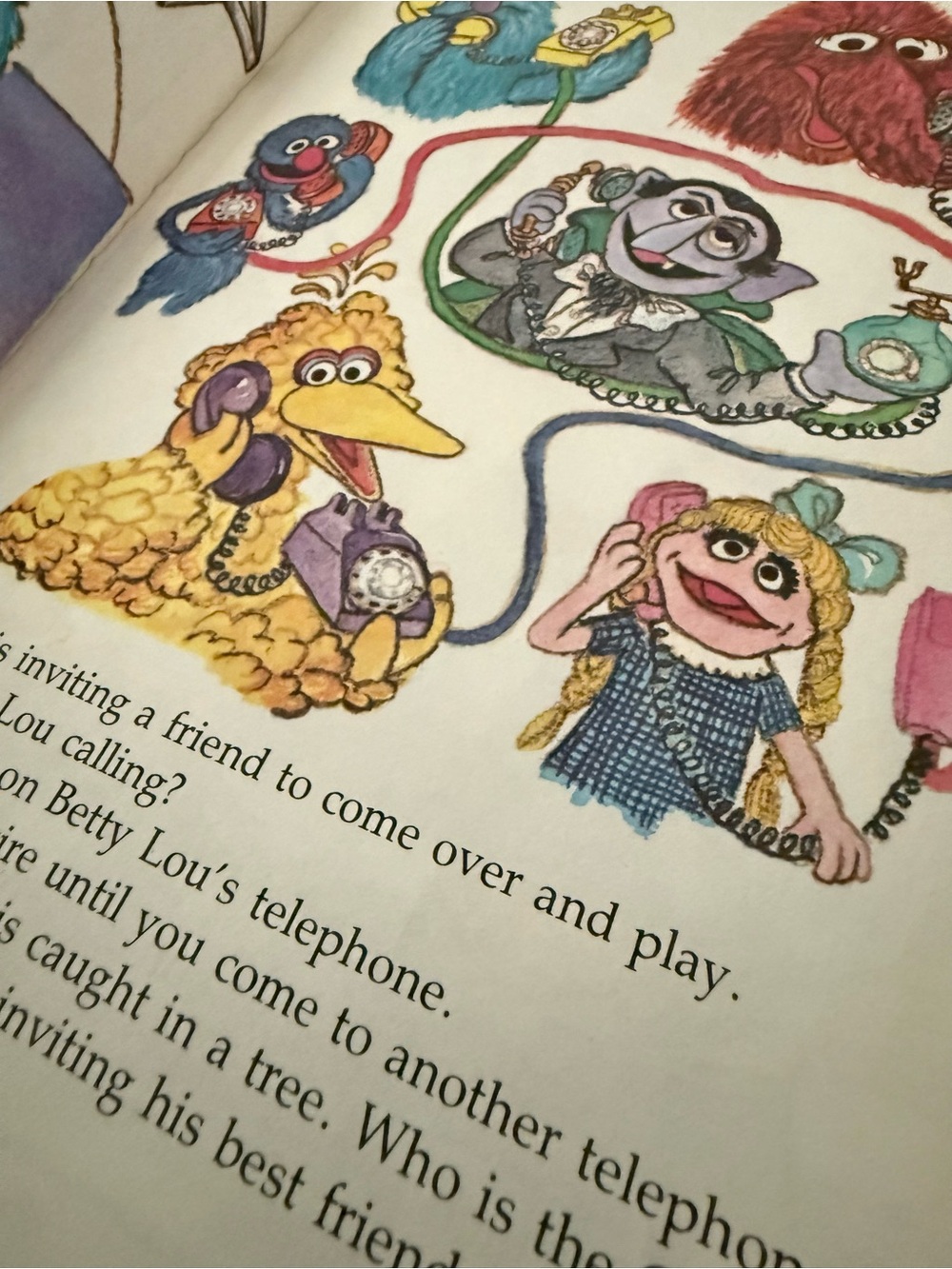 Vintage 1980s Sesame Street Four (4) Book Jim Henson’s Muppets Storybook Set 📕 - Picture 10 of 11